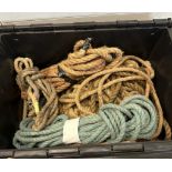 A quantity of rope, various sizes