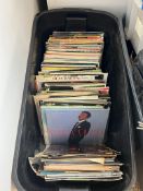 A large selection of vinyl, various artist including Elvis, etc