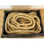 A selection of rope various sizes