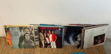 A large selection of vinyl, various artist including Abba, etc