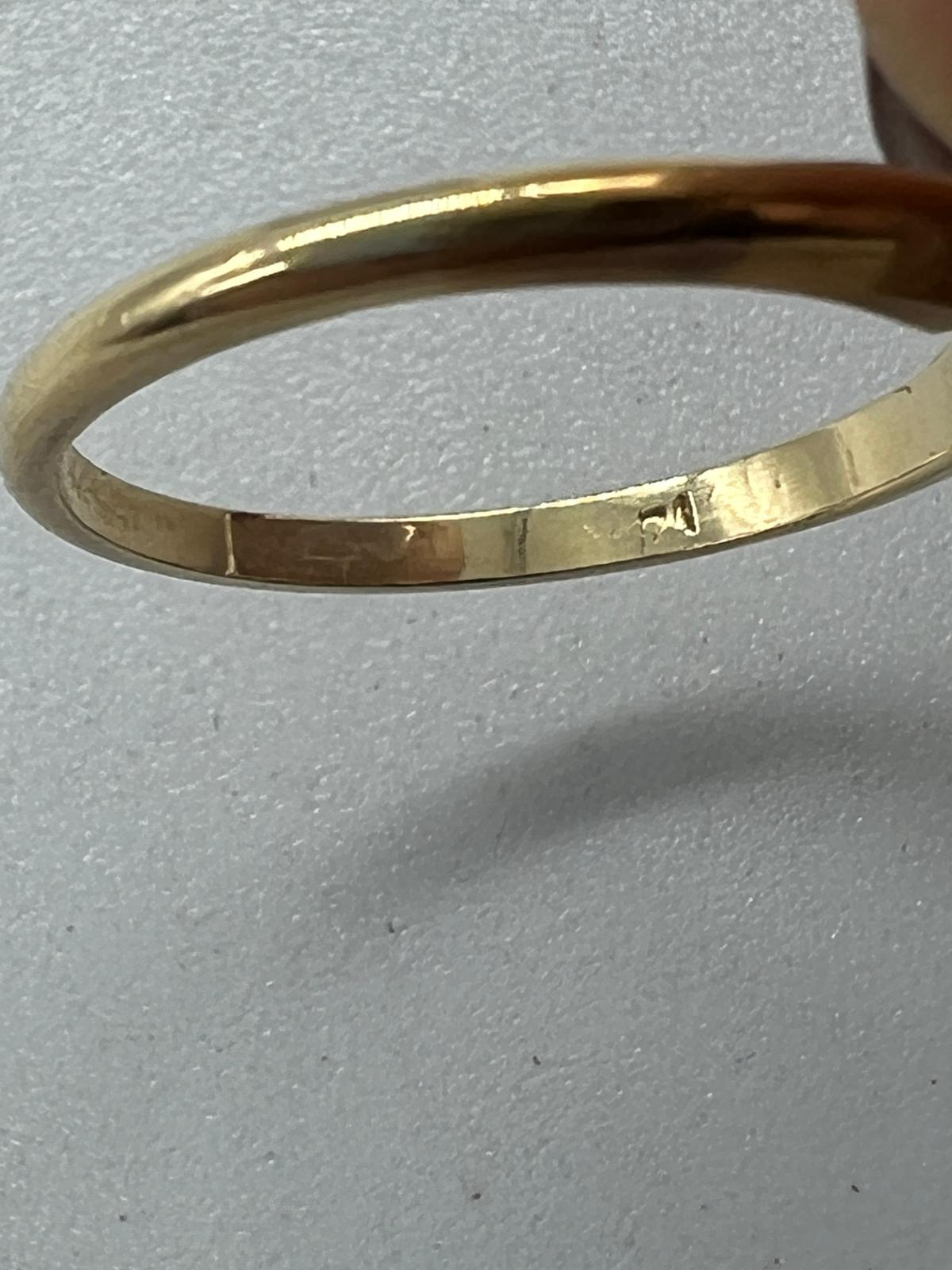 A 14ct gold diamond ring, size L - Image 5 of 7