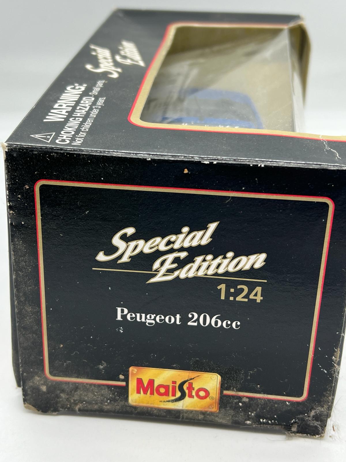 A Maisto special edition Peugeot 206 cc Diecast model car boxed - Image 2 of 3