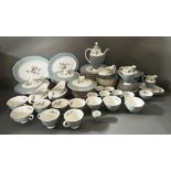 Royal Doulton dinner service" Rose Elegance" to include 14 Dinner plates, 13 Medium plates, 18