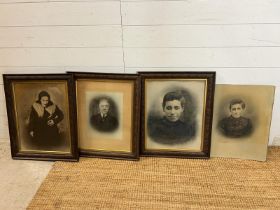 Four Victorian portrait