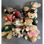 A selection of collectable bears