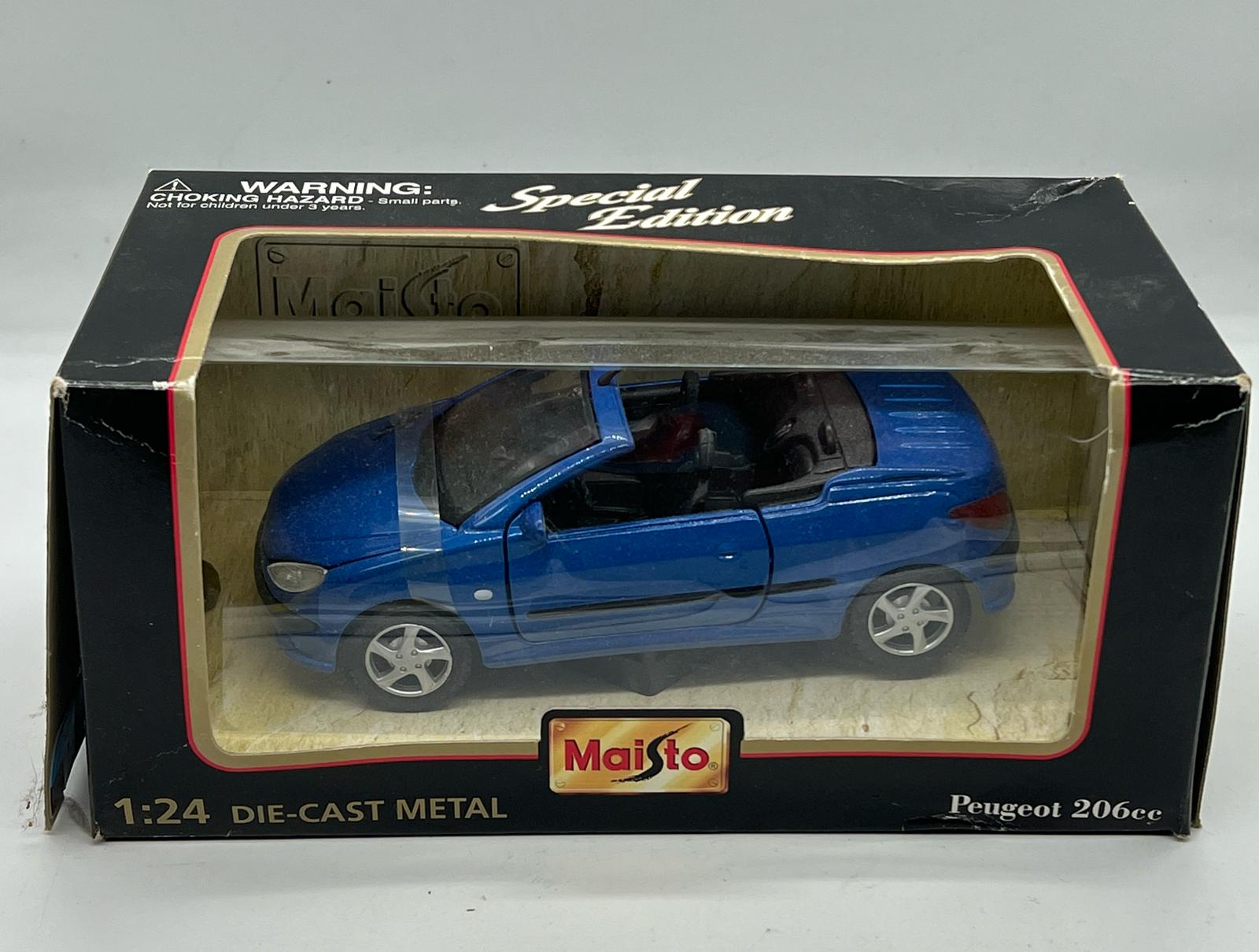 A Maisto special edition Peugeot 206 cc Diecast model car boxed - Image 3 of 3