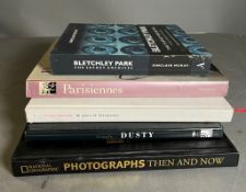 Five hardback reference books