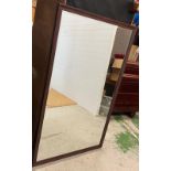 A large framed mirror 176cm x 105cm