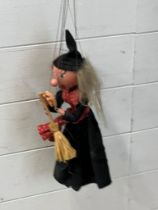 A Pelham puppet Witch, unboxed