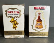 Two boxed bottles of Bells 'Bell' whisky