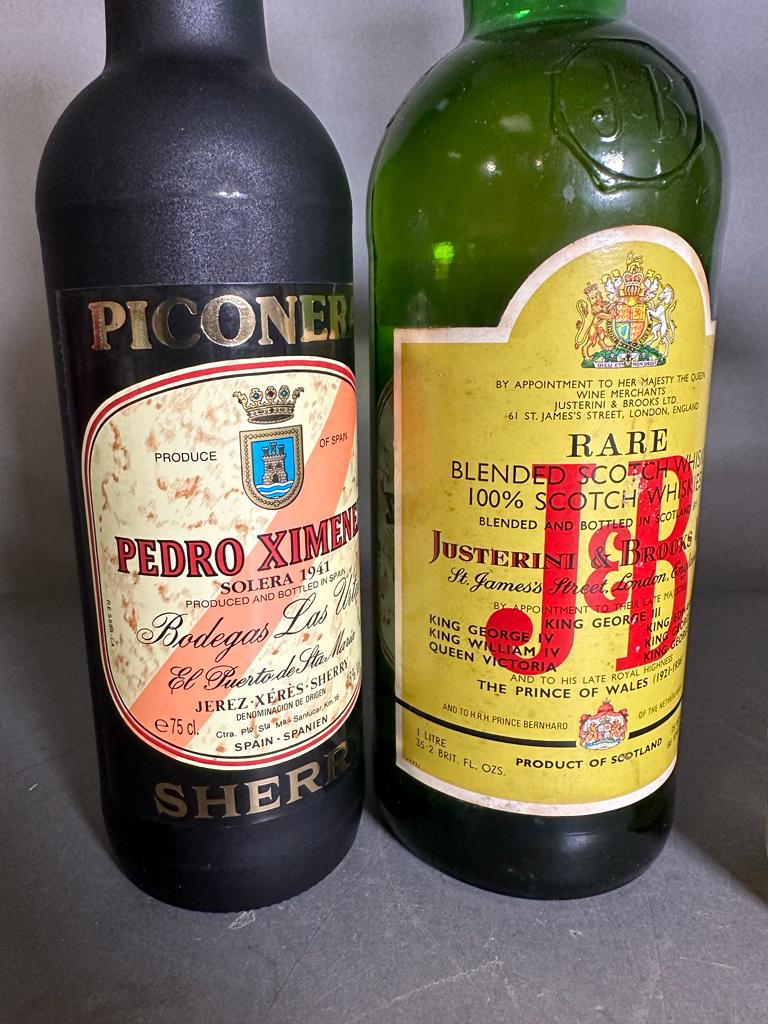A selection of spirits to include: Molinari Sambucca, Campari, Piconera Sherry, J & B whisky and a - Image 2 of 4