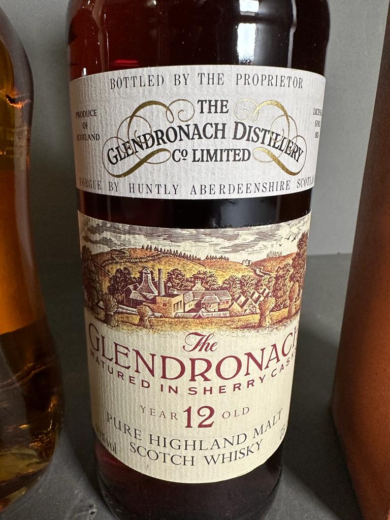 Two bottles of whisky to include Jura single malt and a 12 year old Glendronach - Image 2 of 3