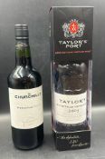 Two bottles of Port: A Taylors Late Vintage 2005 and a Churchills Reserve