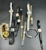 A selection of watches various makers and styles and conditions to include DKNY, Solo, Sekonda etc.