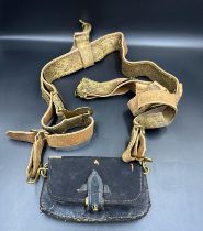 A Victorian Royal Artillery officer's shoulder belt pouch (Missing an artillery insignia)