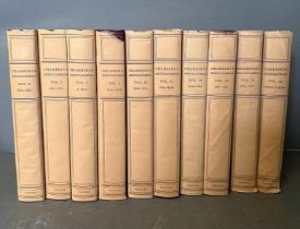 Ten volumes of The Chambers Ercyclopedia volumes six to fifteen