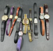 A selection of ladies watches to include Rotary, Royal and DKNY and two gentleman watches