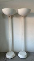 Two Thorn Eml white uplighters floor lamp (Height 180cm)