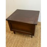 A mahogany pot cupboard