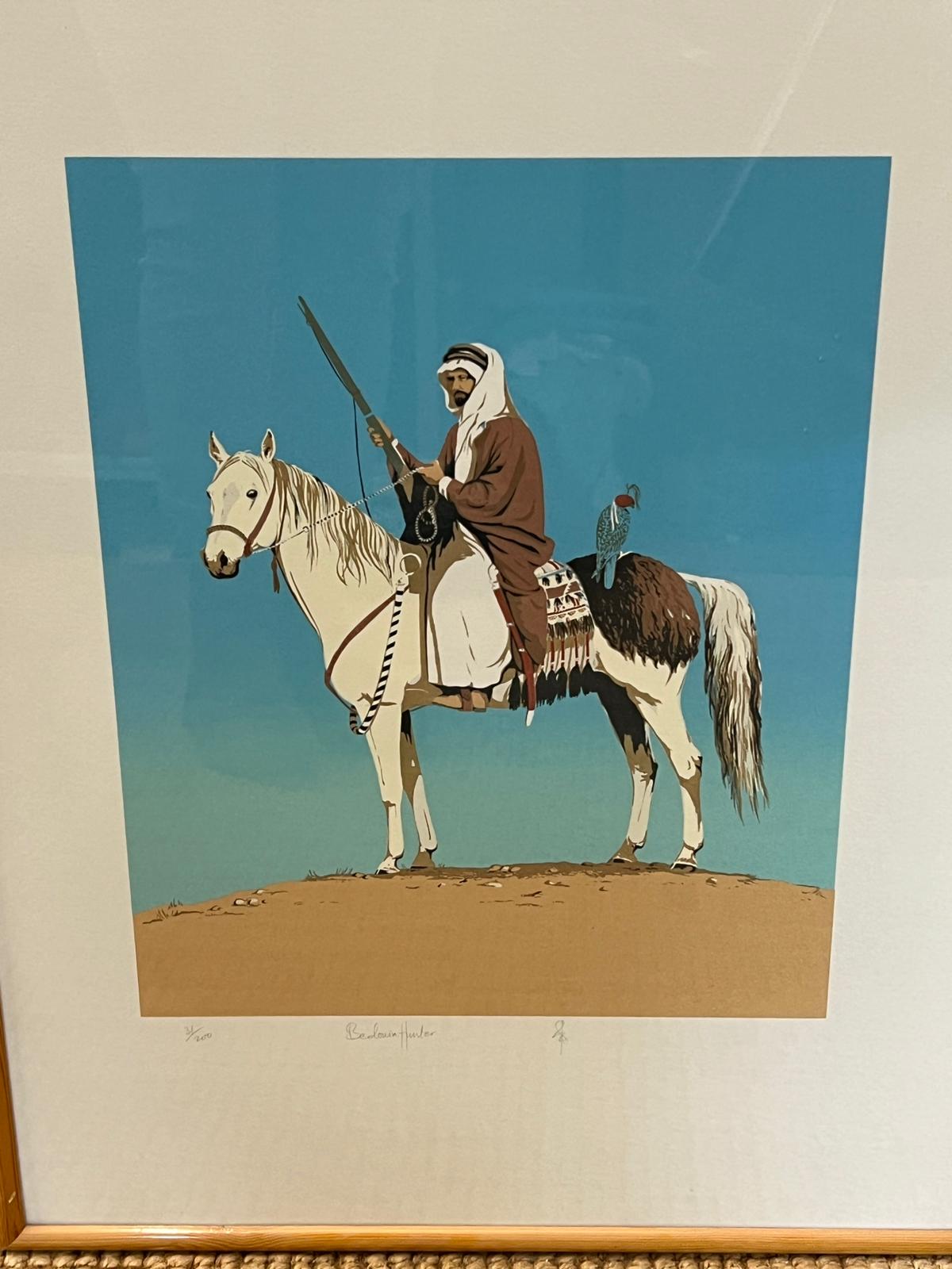 Three prints, two Bedouin style and one scenic scene - Image 4 of 8