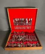 A canteen of cutlery by K Bright of Sheffield