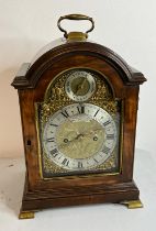 A Twin fusee Verge Escapement Bracket Clock C 1790. John Marriot, 175 Fleet St, London Clock