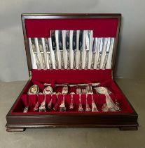 A six place setting canteen of cutlery, B K Bright Ltd of Sheffield