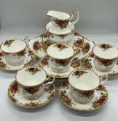 A part tea set "Old Country Roses" Royal Albert