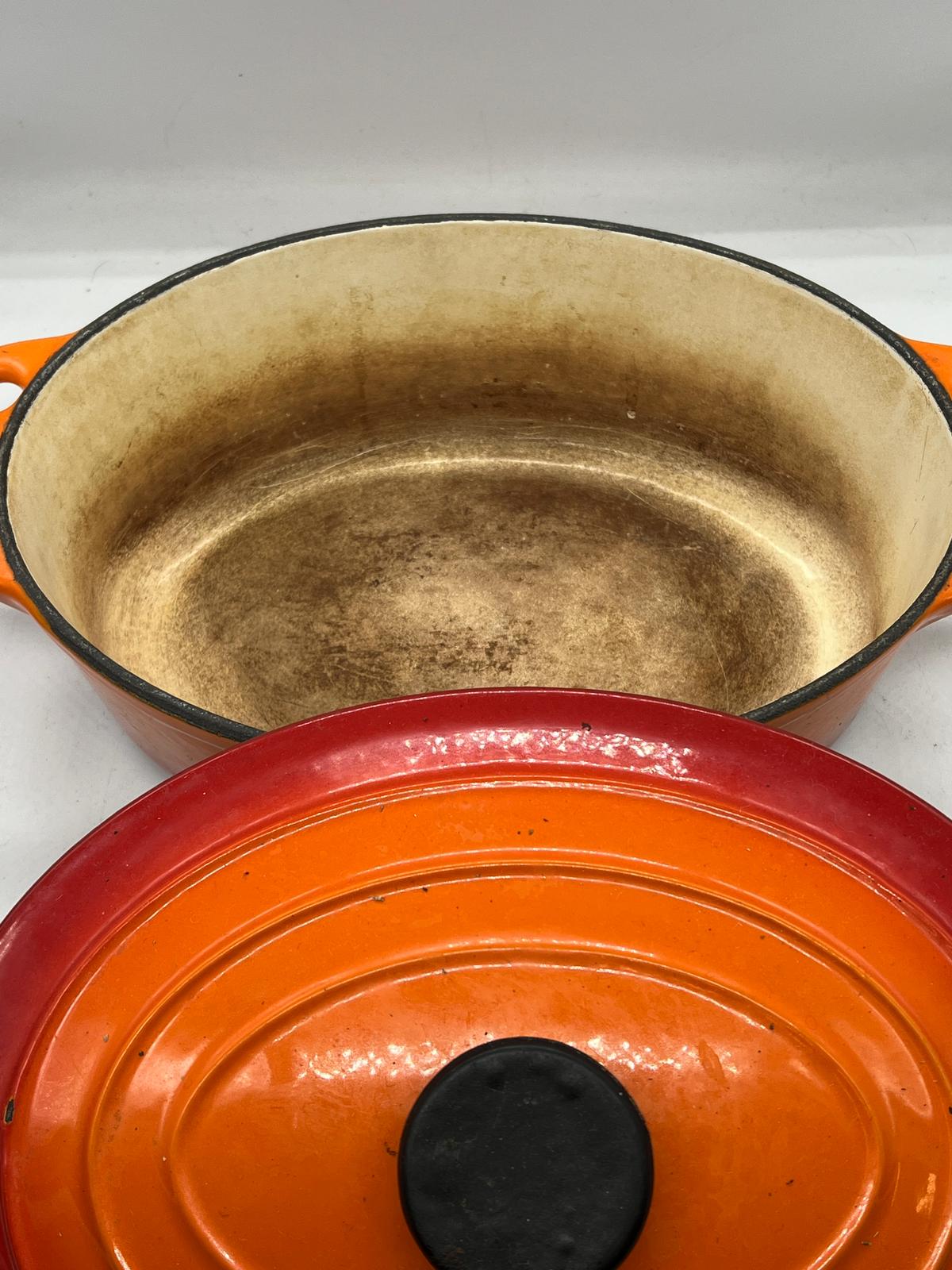 Le Creuset oval cast iron casserole dish (W36cm) - Image 2 of 2