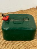 An 1960's petrol can