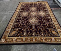 A large geometric rug