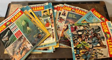A selection of Look and Learn magazines 1960's
