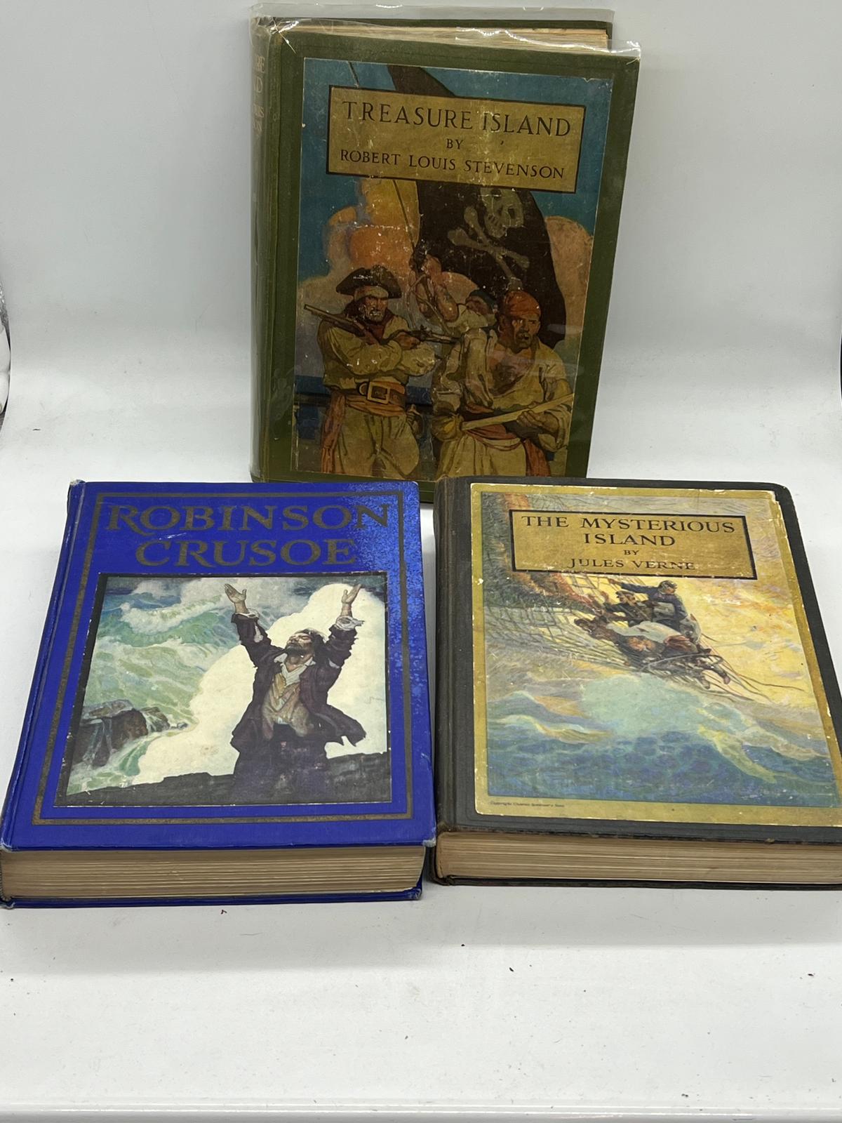 A collection of Children books to include Treasure Island, The Mysterious Island, Robinson Crusoe - Image 2 of 12