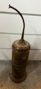 Up cycled brass container