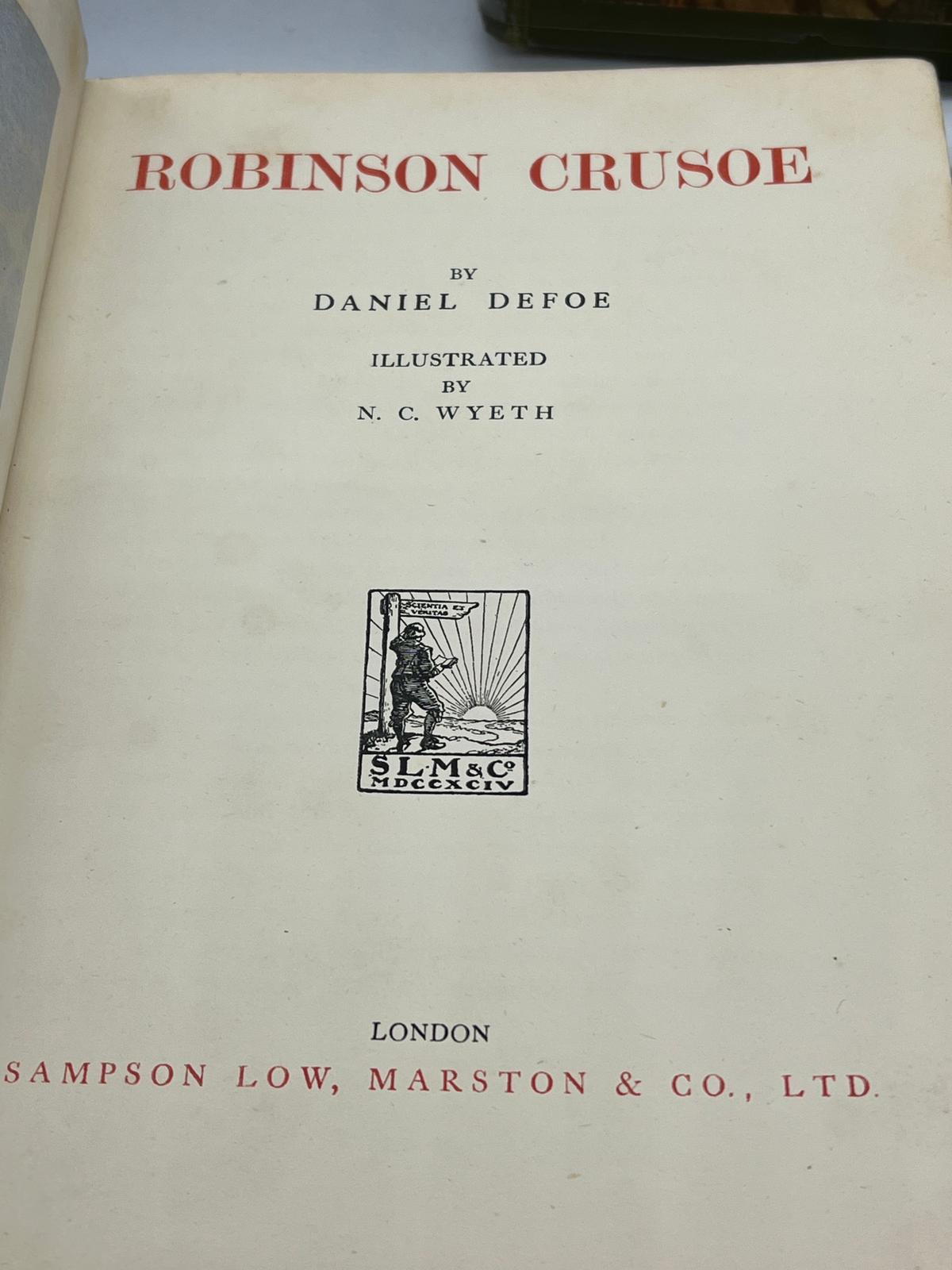 A collection of Children books to include Treasure Island, The Mysterious Island, Robinson Crusoe - Image 7 of 12
