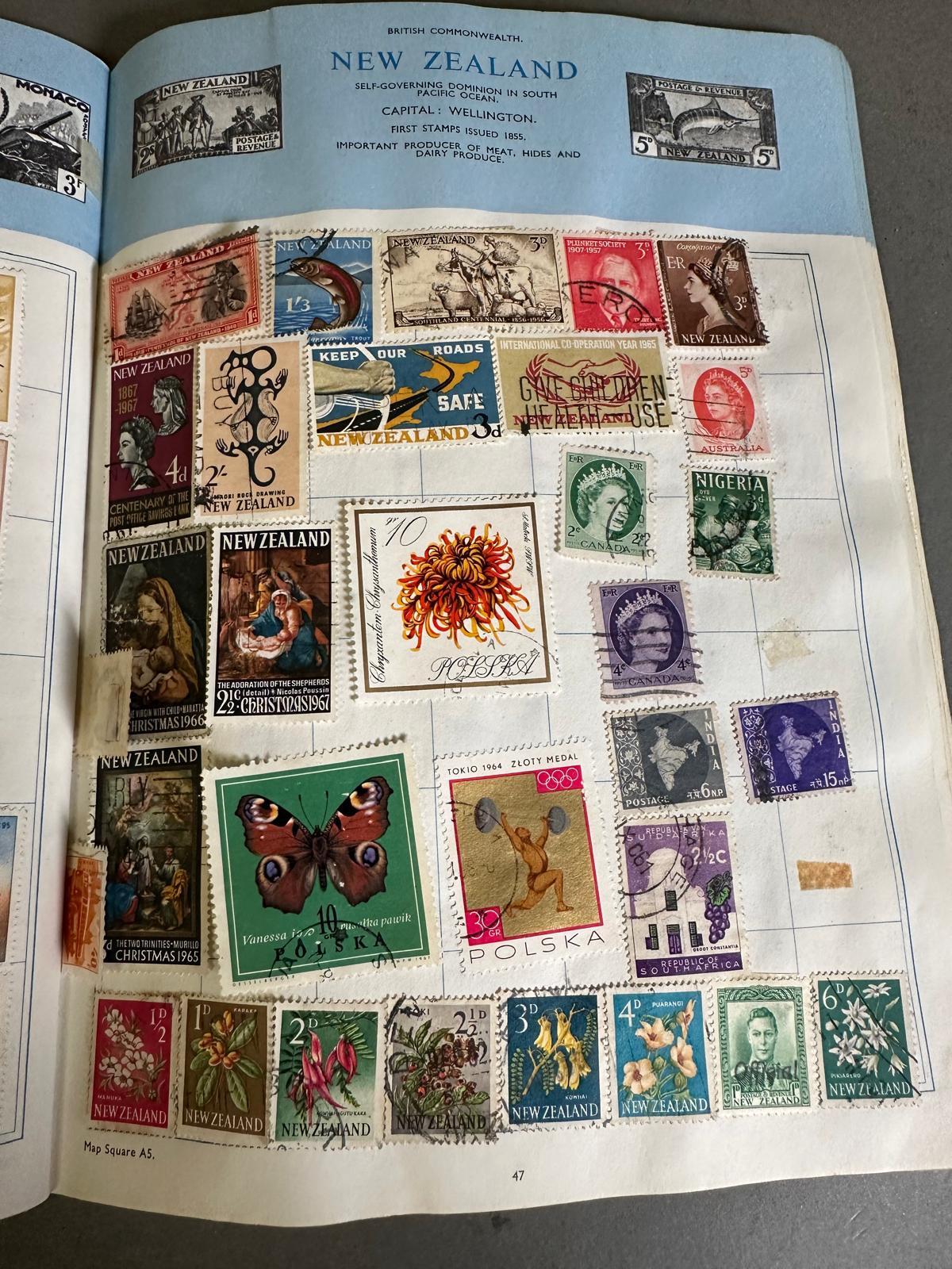 An album of UK and world stamps, various countries to include China, Germany and Russia. - Image 4 of 6