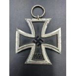 A WWII German 1939 Iron Cross medal, without ribbon.