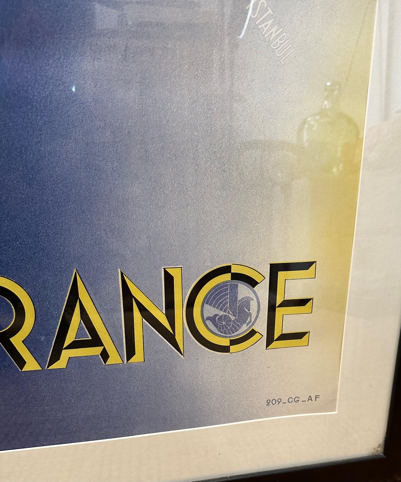 "Air France" poster print, framed (83cm x 119cm) - Image 4 of 4