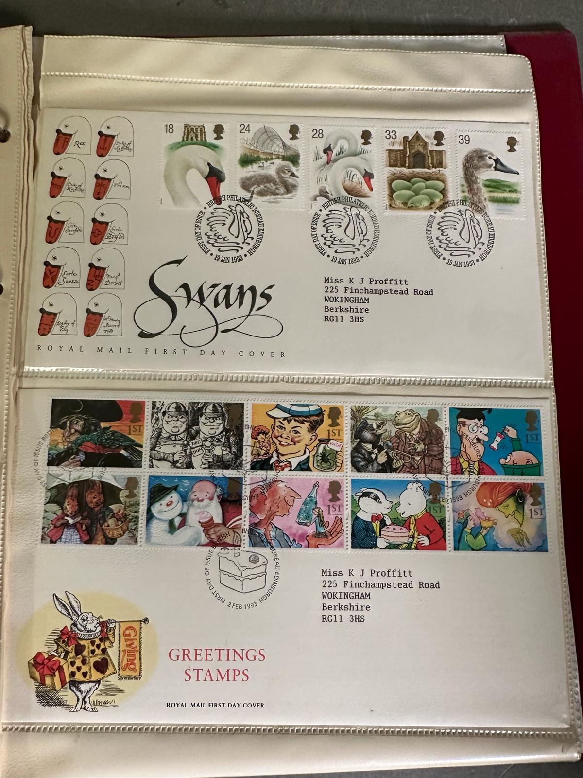Seven albums of UK first day covers, various ages and subject matters - Image 7 of 12