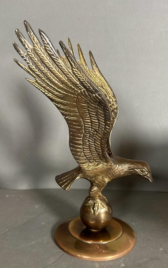 A selection of three trophies to include a brass eagle - Image 3 of 5