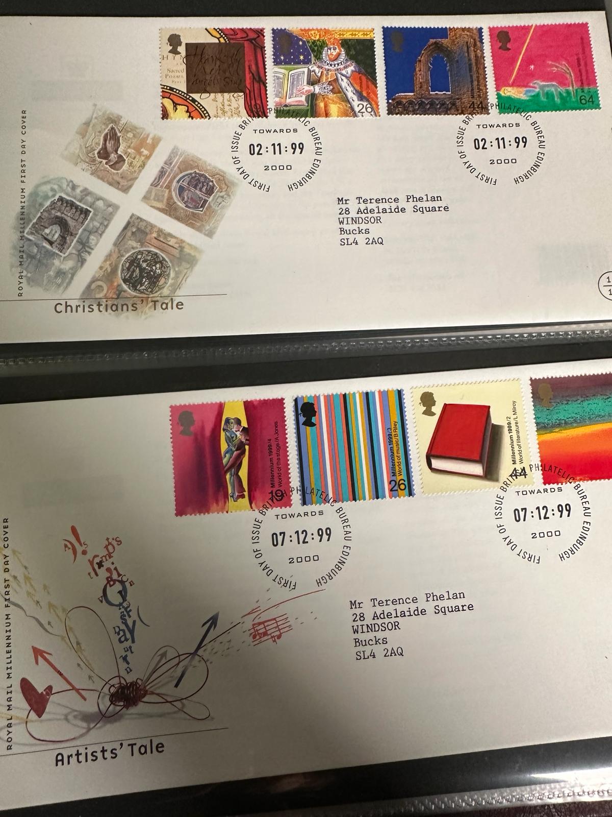 Six albums of UK first day covers various ages and subject matters - Image 6 of 9