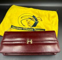 A Frizzoni Firenze handbag with label inside.