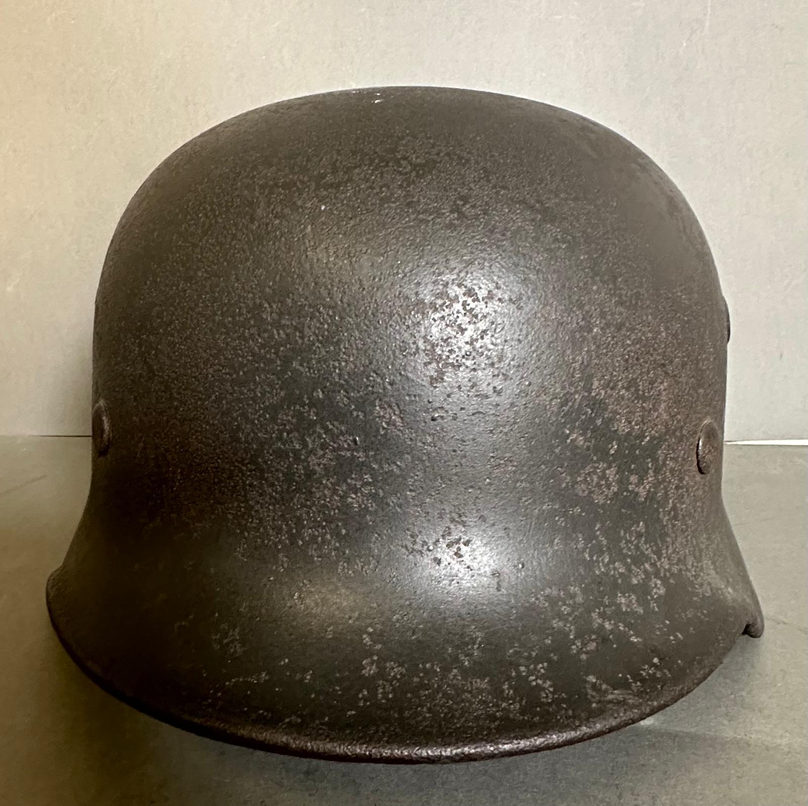 A WWII Waffen SS Field Helmet, with liner - Image 2 of 9
