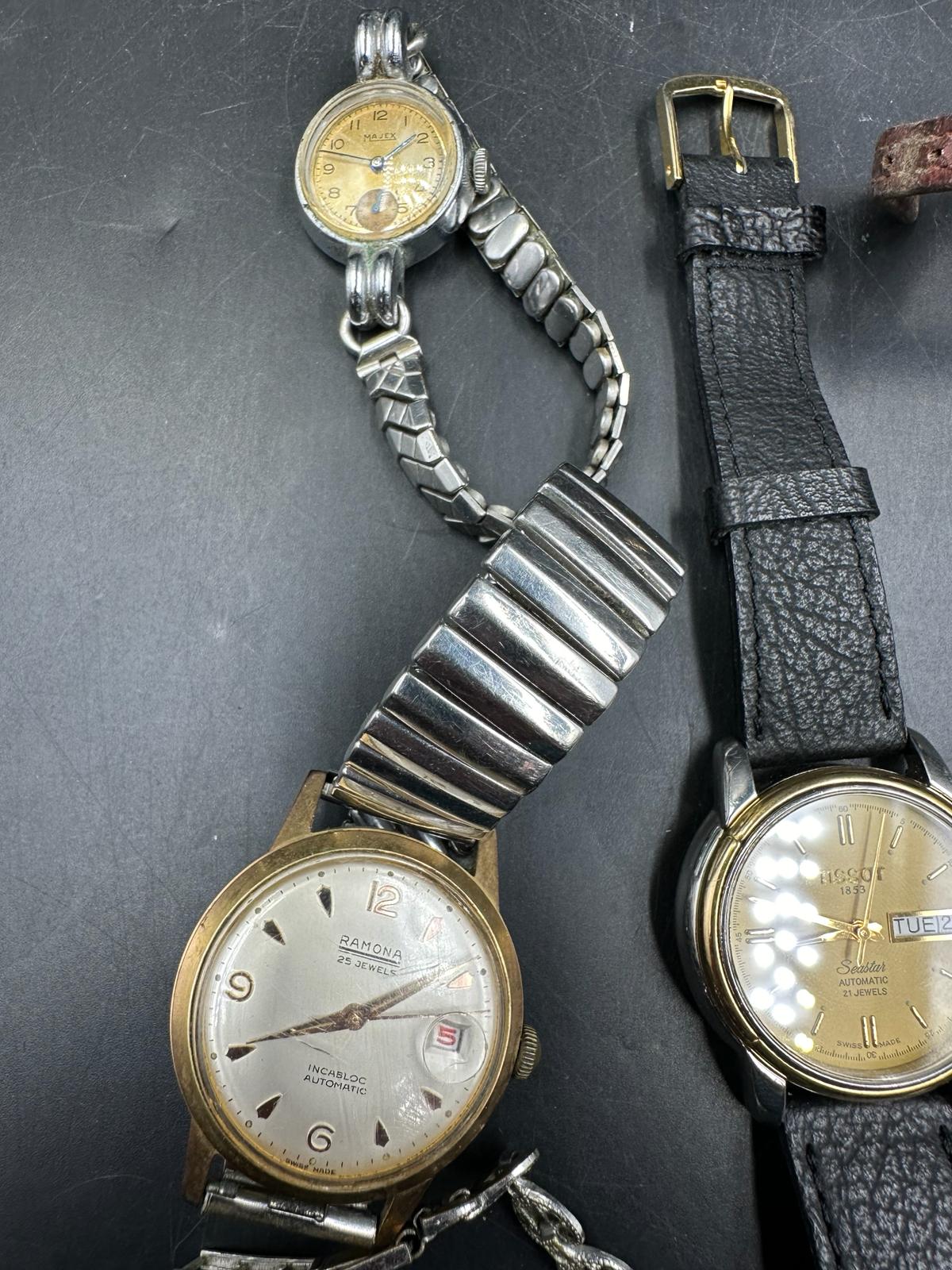 A selection of ladies and gentleman's wrist watches to include Tissot, Sekonda and Casio - Image 2 of 10