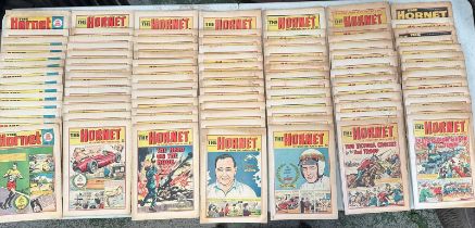 A large collection of vintage The Hornet comics 1960's and 1970's