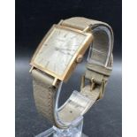 An 18ct gold Girard Perregaux gentleman's wristwatch