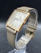 An 18ct gold Girard Perregaux gentleman's wristwatch
