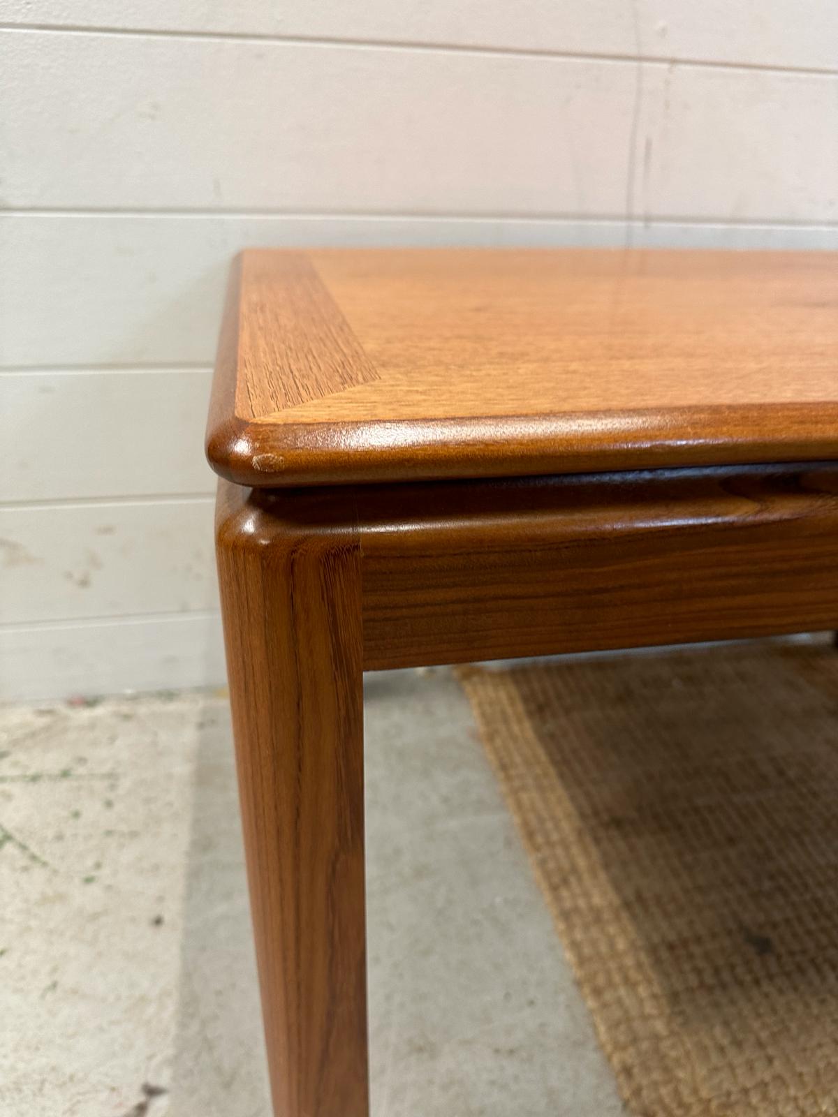 A Mid Century square side table (H46cm W73cm D43cm) - Image 5 of 6