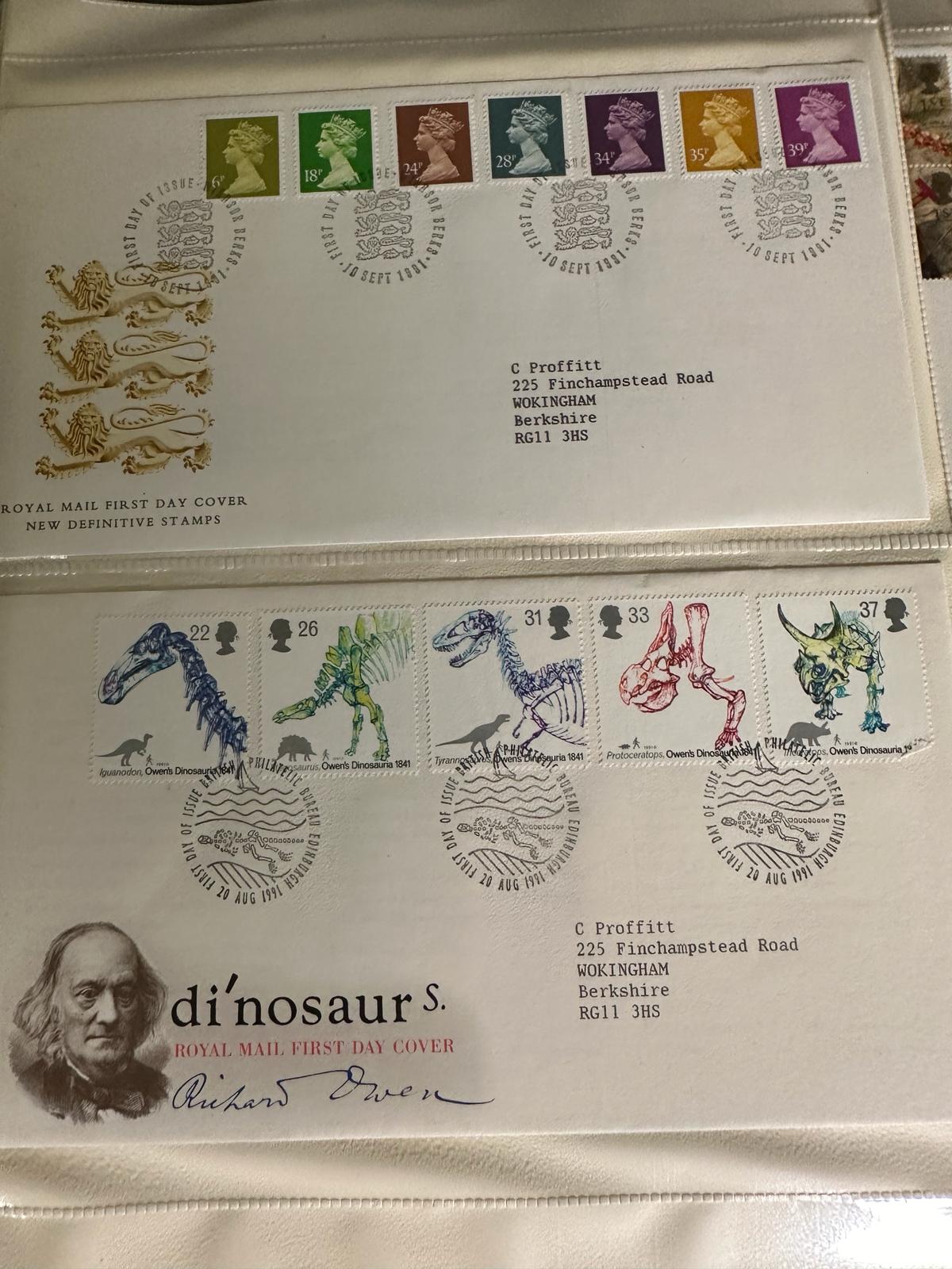 Seven albums of UK first day covers, various ages and subject matters - Image 4 of 12