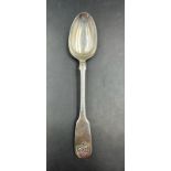 A Victorian silver teaspoon Edinburgh 1837 marked J.M.C (Total weight 16.1g)